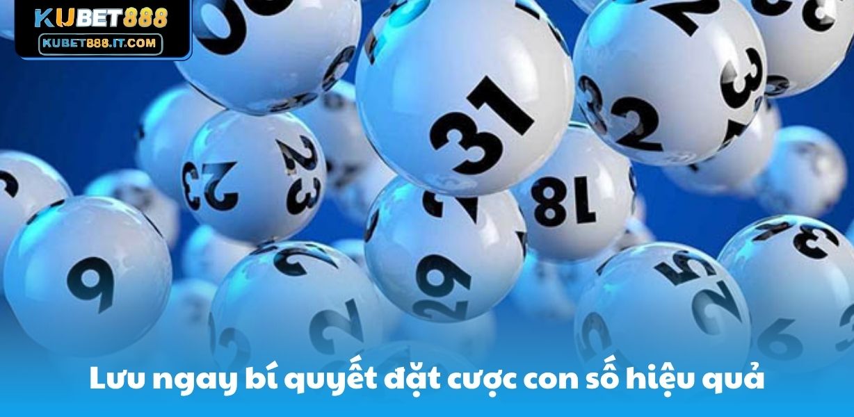 Lưu ngay bí quyết đặt cược con số hiệu quả